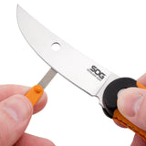 SOG Revolver 2.0 Hunt Stainless Folding Blade Orange GRN Handle Knife FX22LCP