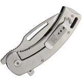 Krudo Krona Framelock Black G10 & Stainless Handle 9Cr18MoV Folding Knife KRN