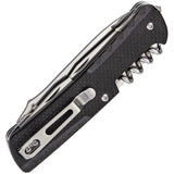 Ruike LD21 Black G10 Screwdriver Stainless Multifunctional Knife Tool LD21B