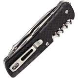 Ruike LD32 Black G10 Saw Blade Screwdriver Stainless Multifunctional Knife LD32B