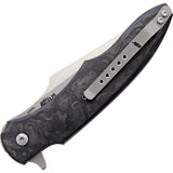 Patriot Bladewerx Lincoln Linerlock Marble Pocket Knife 950mcf