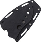 Mantis Foundation Fixed Blade Black Gut Hook Stainless Hunting Knife Sheath