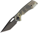 Bladerunners Systems BRS NOMAD Linerlock Digital Camo Folding Knife 006dc