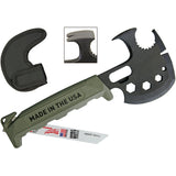 Off Grid Tools OD Green GRN PRO Elite Survival Axe Carbon Steel Multi-Tool SAG