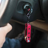 Keyport Pivot Red Aluminum Handles Holds 2-9 Keys Multi-Tool P1R