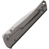 Bastion Partizan Framelock Carbon Fiber Handle D2 Tool Steel Folding Knife TN11