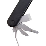 SOG Baton Q3 Pliers Black & Gray Aluminum 13 Count Multi Tool ID1021CP