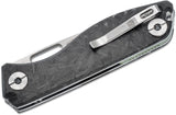 Real Steel Sidus Luminous Carbon Fiber Folding Pocket Knife 7462