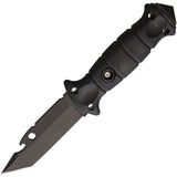 WildSteer SPIKE Mission Black X46Cr13 Stainless Tanto Fixed Blade Knife SP3113