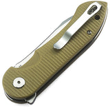 Bestech Knives Torpedo Linerlock G10 Beige D2 Tool Steel Folding Knife G17B1