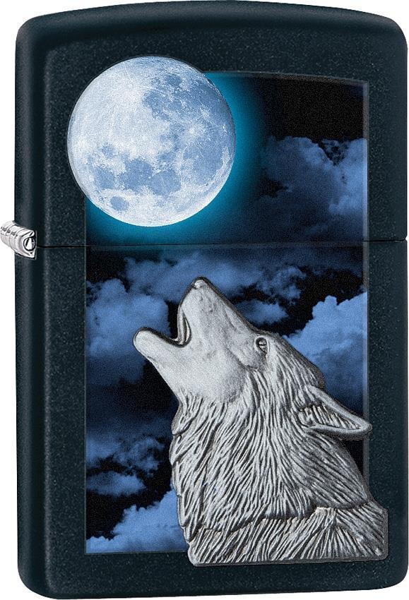 Zippo Lighter Howling Wolf Windproof USA