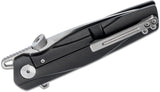 Krudo XCEED Framelock 9Cr18MoV Stainless Black Flipper Folding Knife 656