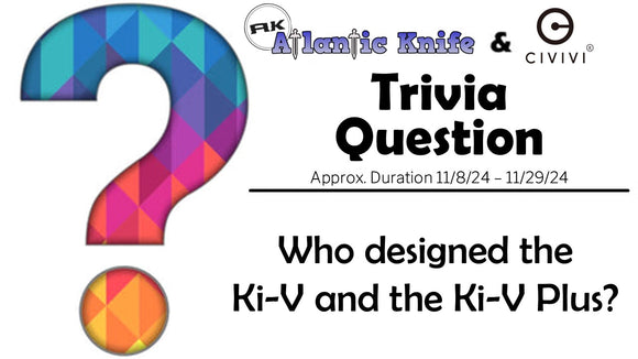 Knife Creator of the Month: November | Trivia Question Entry | AK Blog