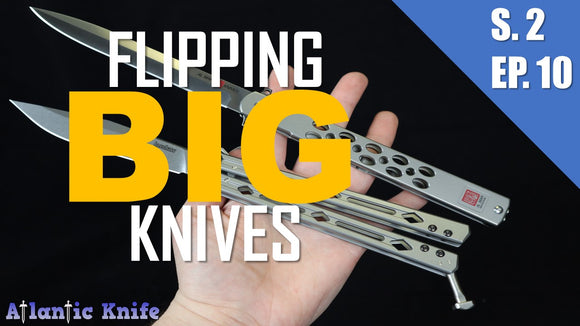 BIG Knives for Carry Combat & Flipping Kershaw  | AK Blade S 2 EP 10 Flipping Big Knife
