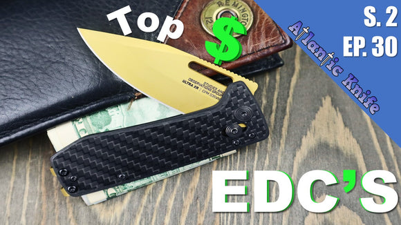 Top $ EDC's SOG Rike Amulet YUUUGGGEE Real Steel Knives AK Blade S 2 Ep 30 Penguin Knife Giveaway