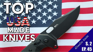 Top 3 USA Made Folding Knives of the Year AK Blade S 2 EP 45 2020 Best American Knife Giveaway