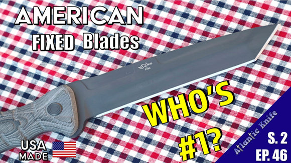 Top USA Made Fixed Blade Knives of 2020 | Who's #1 - We Knife Giveaway
