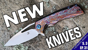 NEW Knives for July 30 2021 | Titanium QSP Penguins Kizer & Lightning Knife | AK Blade GAW