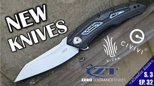 NEW Knives for August 6th 202 | Zero Tolerance 0762 Civivi Elementum Button Lock | AK Blade GAW