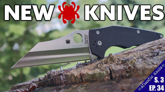 NEW Spyderco & TOOR Folding Knives | Aug. 20 2021 | AK Blade Knife Review | WE GAW