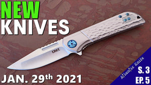 New Knives CRKT QSP Bestech Februrary2021 | AK Blade S 3 Ep 5 | Cthulu Lanny Knife GAW SOG