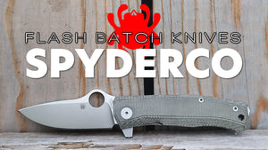 New Knives Unleashed: Rare Flash Batch Spyderco Knife | Atlantic Knife