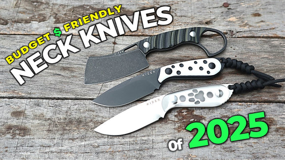 Neck Knives of 2025 Are Here 🔥 | Fixed Blades, Flashy Folders & Copper Heat | AK Blade
