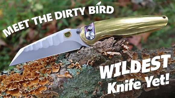 Not Your Average Folder | The Titanium Dirty Bird Takes Flight | AK Blade