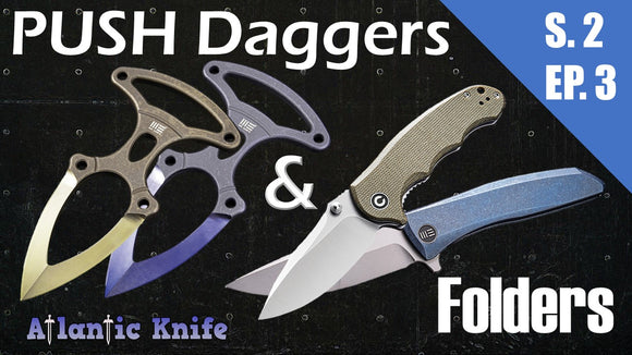 New WE KNIFE and CIVIVI Folding Knives 2020 | AK Blade S. 2 EP. 3 PUSH Daggers Hooligan & GIVEAWAY
