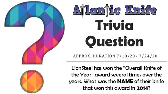 FREE D2 Steel QSP Penguin Knives AK BLOG TRIVIA QUESTION GIVEAWAY