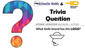 ATLANTIC KNIFE & BESTECH KNIVES FANGA KNIFE GIVEAWAY | AK BLOG TRIVIA QUESTION