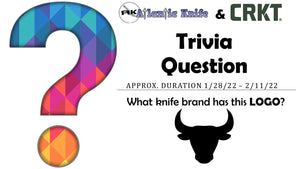 ATLANTIC KNIFE & CRKT KHC CHOPPER GIVEAWAY | AK BLOG TRIVIA QUESTION