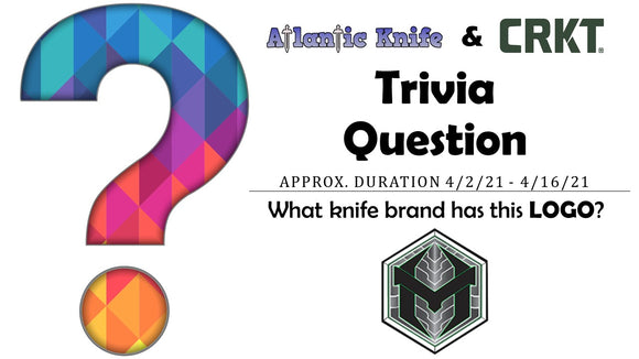 FREE CRKT LARGO FRAMELOCK KNIFE AK BLOG TRIVIA QUESTION GIVEAWAY