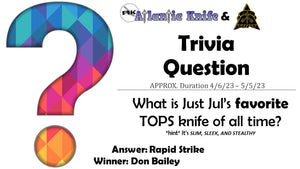 ATLANTIC KNIFE "Express Your Love for Knives" GIVEAWAY WINNER | AK BLOG