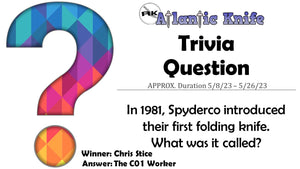 ATLANTIC KNIFE AK TRIVIA QUESTION FOR SHARP FUN WINNER | AK BLOG
