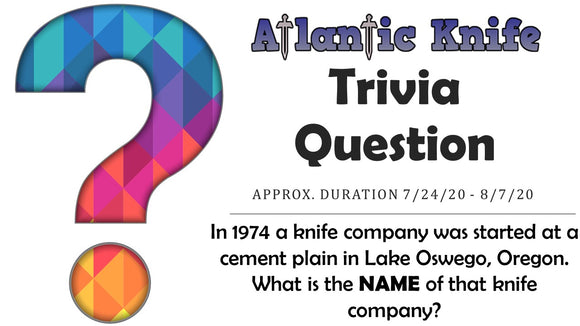 FREE SOG TERMINUS XR KNIFE AK BLOG TRIVIA QUESTION GIVEAWAY