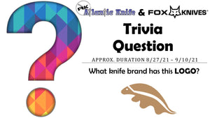 ATLANTIC KNIFE & FOX KNIVES FREE KARAMBIT AK TRIVIA QUESTION GIVEAWAY
