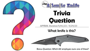 Atlantic Knife | AK Trivia Question for SHARP Fun Shoutout | AK Blog