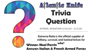Al Mar Mini S.E.R.E 2020 KNIFE WINNER AK BLOG TRIVIA QUESTION GIVEAWAY