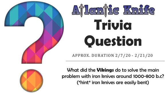 Titanium Artisan Proponent AK Blog Trivia Question Giveaway