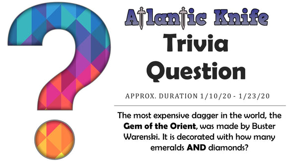 Steel Will Gienah AK Blog Knife Trivia Question Giveaway