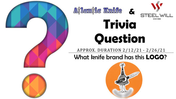 FREE STEEL WILL GIENAH IN BLUE KNIFE AK BLOG TRIVIA QUESTION GIVEAWAY