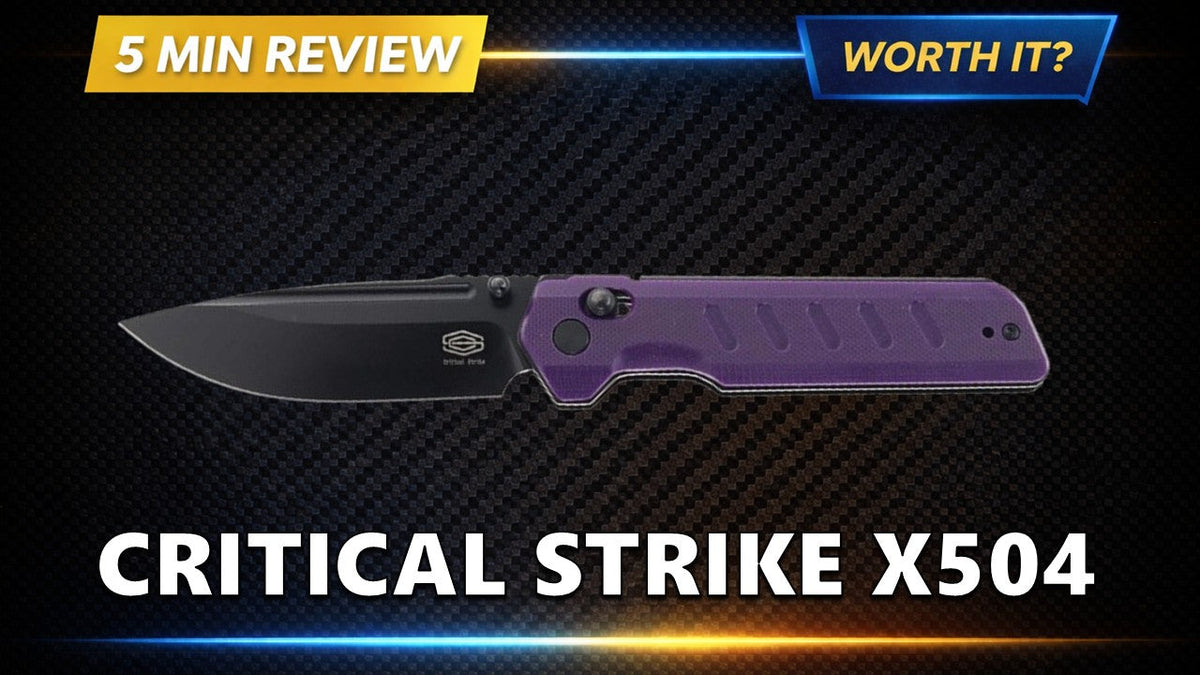 CRITICAL Strike X504 Folding Pocket Knife Blog Review by Jacrispy ...