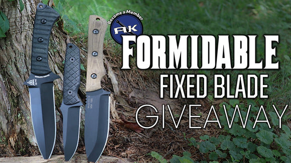 Atlantic Knife | Formidable Fixed Blade Giveaway | AK Membership | AK Blog