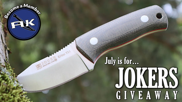 Atlantic Knife & Joker | July is for JOKERS Giveaway | AK Membership | AK Blog