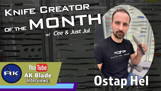 Knife Creator of the Month Interview | Ostap Hel | Atlantic Knife