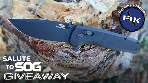 Salute to SOG Giveaway | Become a Member | AK Blog
