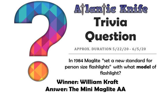 Spartan Blades Alala Fixed Blade Knife Winner AK Blog Trivia Question Giveaway
