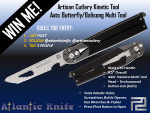 Knife Giveaway with Artisan Cutlery