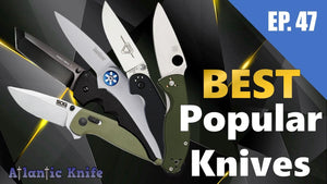 MOST Popular Knives & Spyderco Cold Steel Kershaw | AK Blade EP 47 BEST Starter EDC Knife & Giveaway